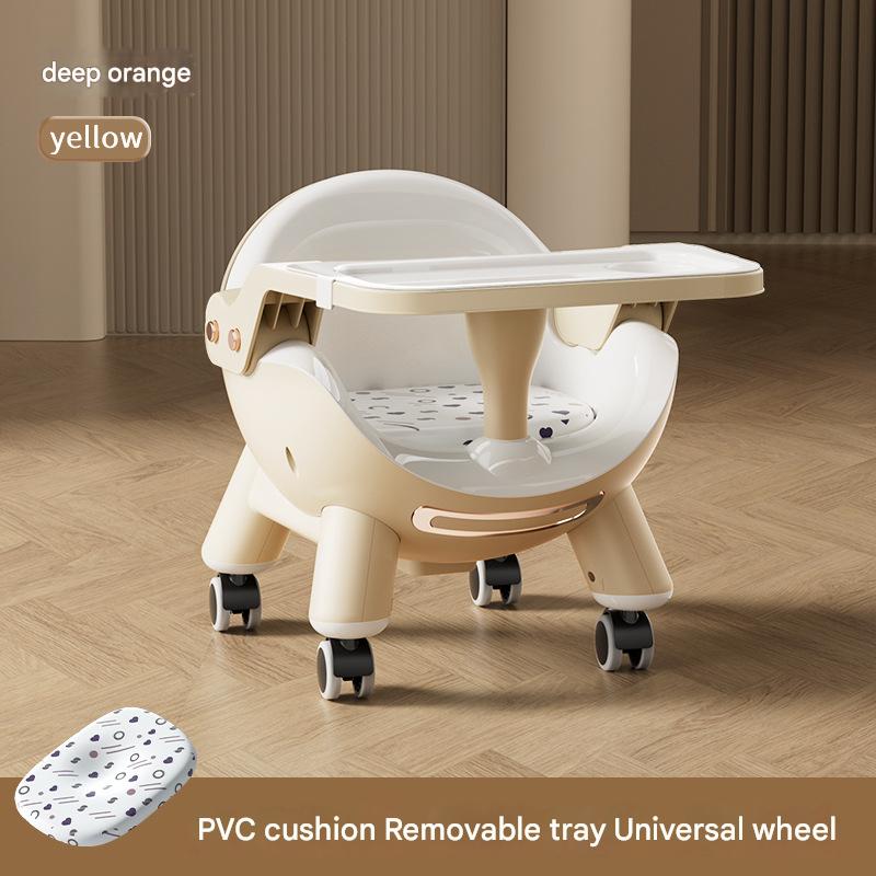 Dark orange with wheels