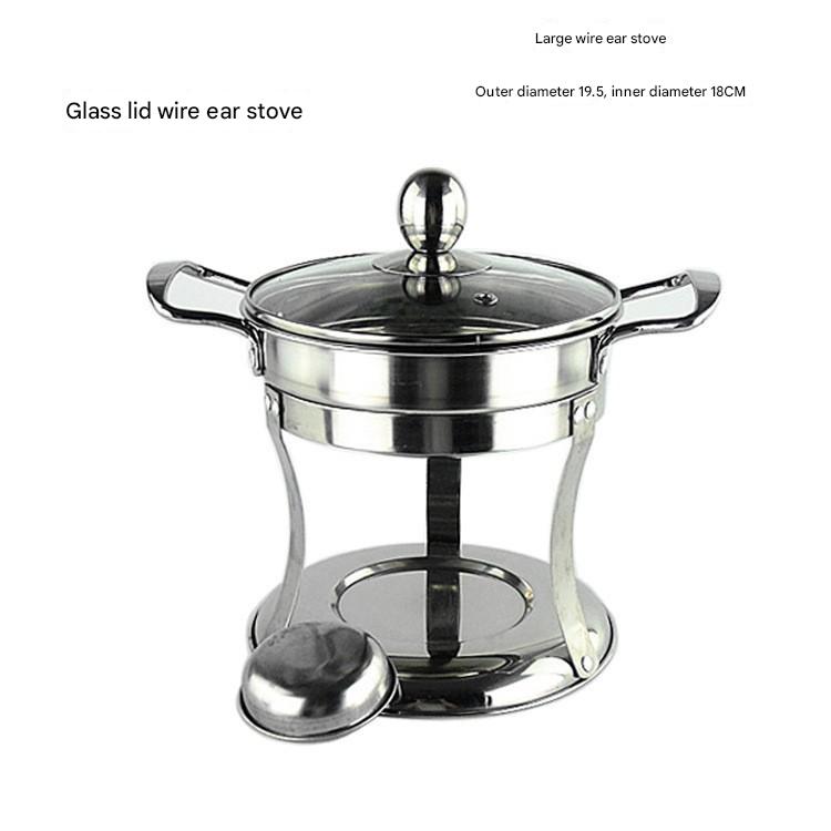 Large wire ear stove (all non-magnetic)