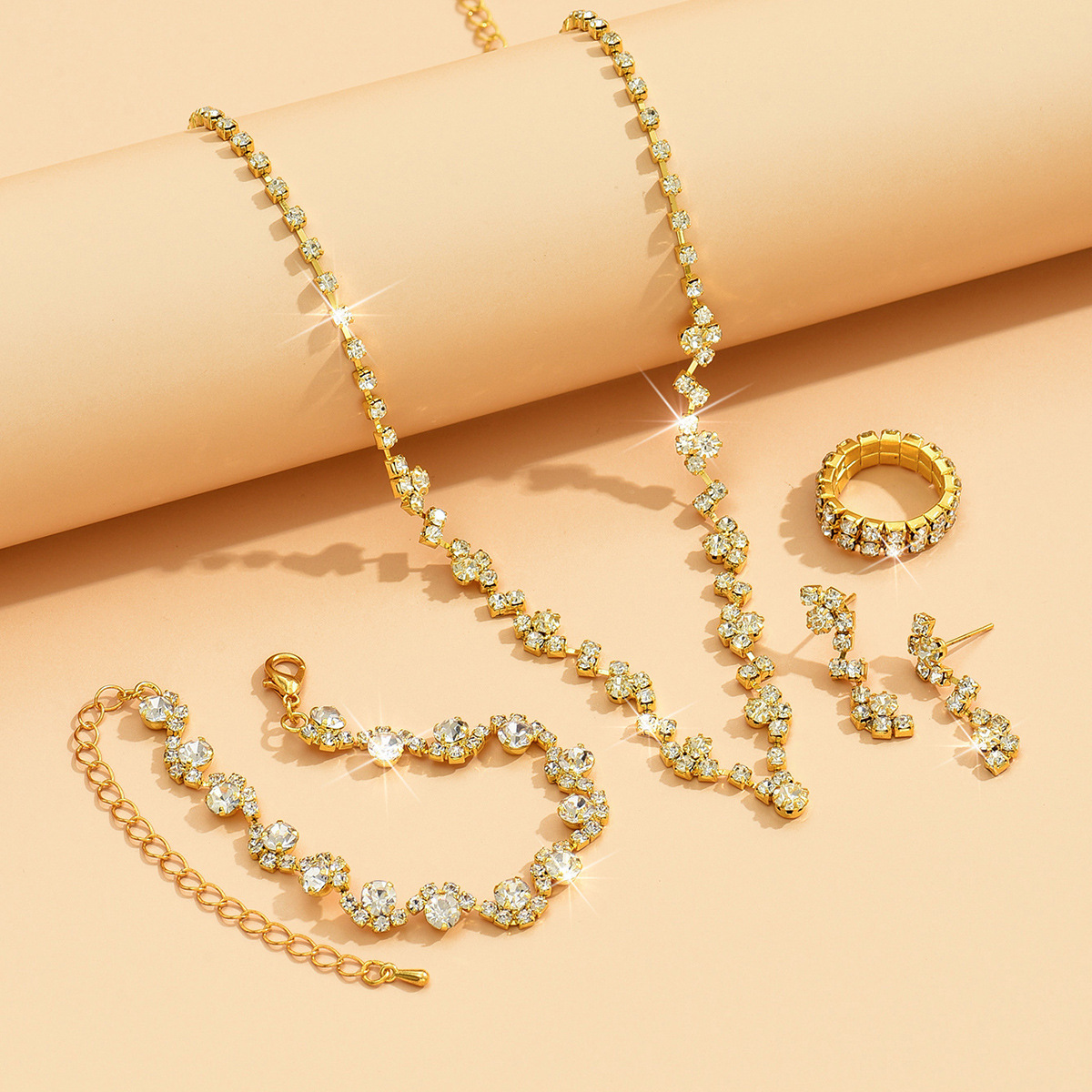 6:F 2 row of rings gold