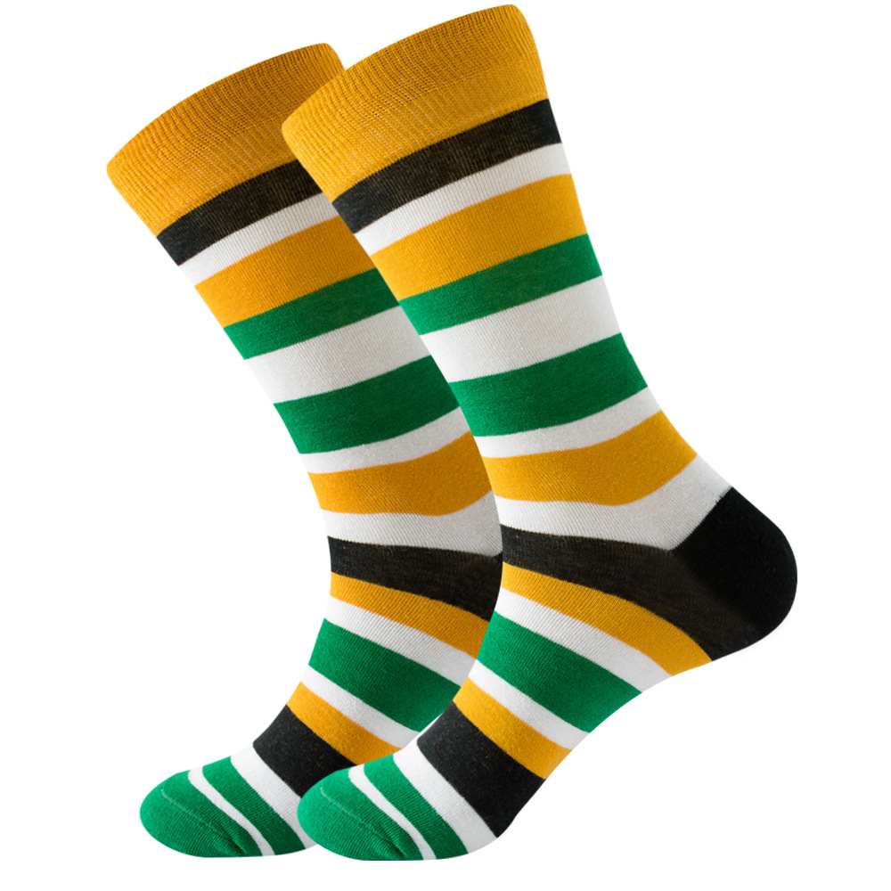 Yellow, green and white stripes