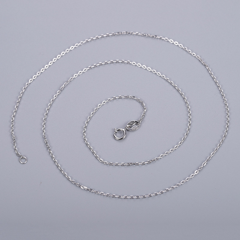 real platinum plated 1.3mm---35cm/with 5cm extende