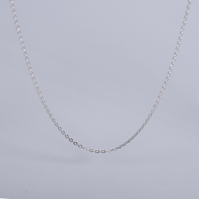 silver 1.3mm---35cm/with 5cm extender chain