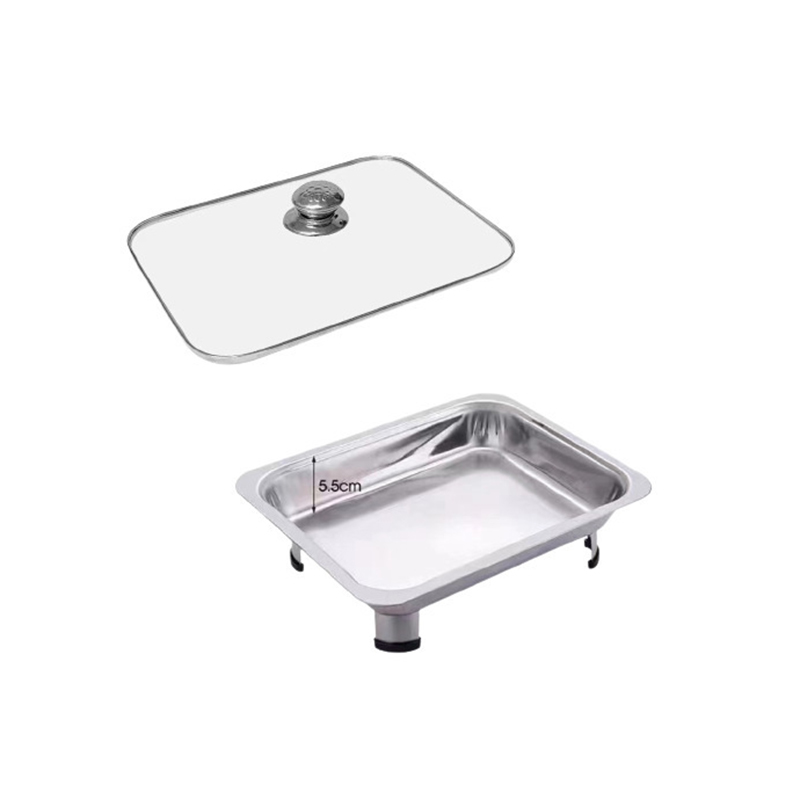 Glass cover   four-legged stove