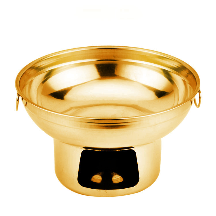 20cm gold [alcohol hot pot]