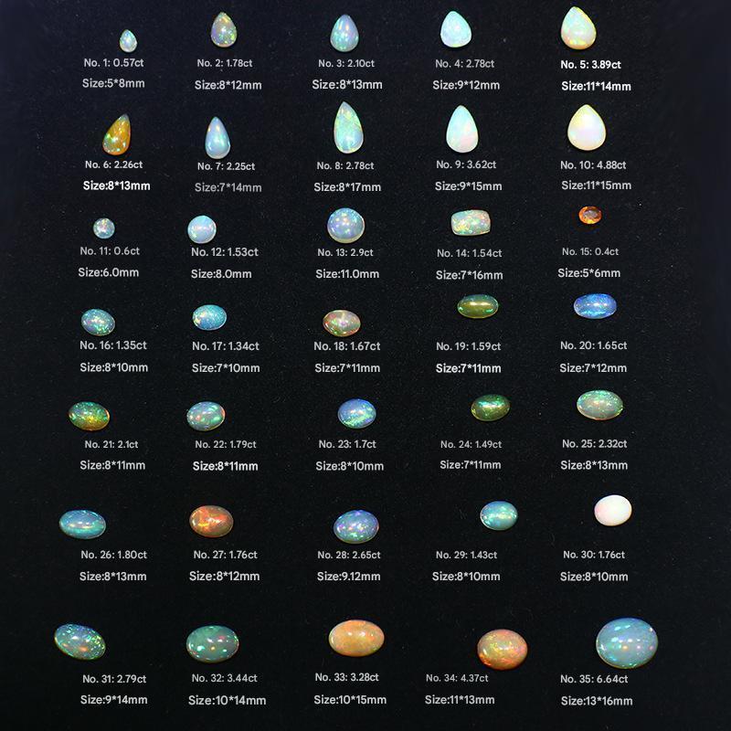 1:No. 4 2.75ct 9*12mm