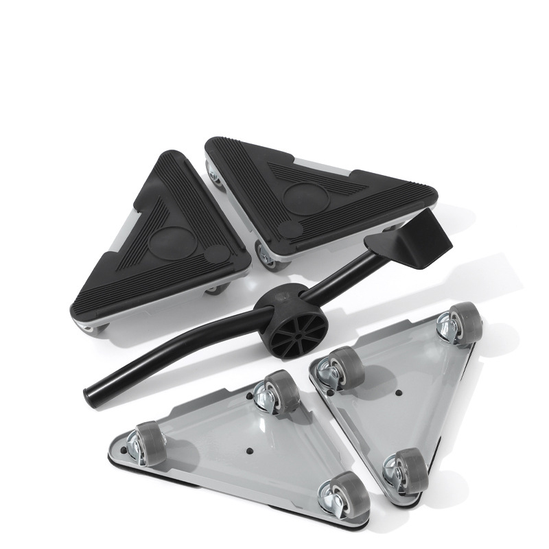 4 Pcs upgraded rubber wheels and crowbar