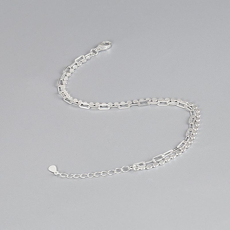 real platinum plated 16cm/with 3cm extender chain
