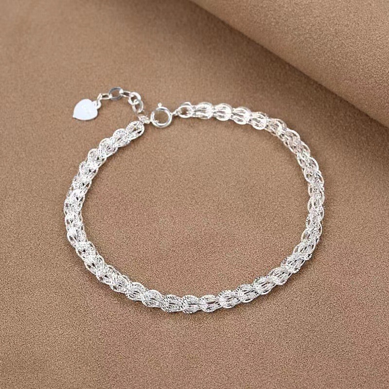 Bright silver 16cm/with 3cm extender chain