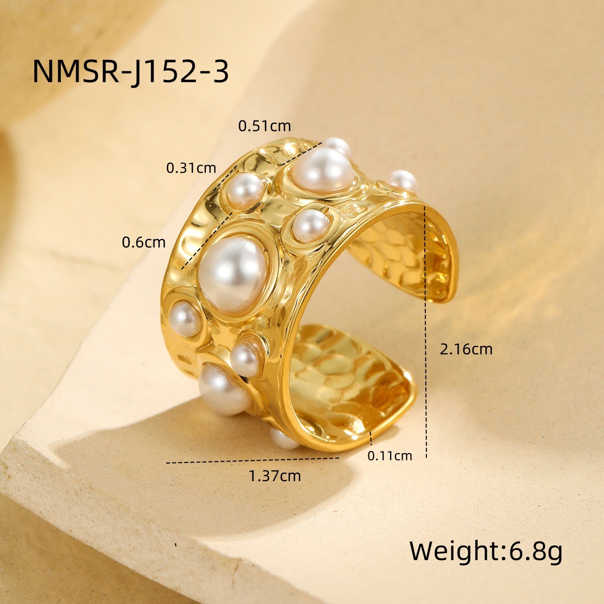 3:Nmsr-j152-3 white ring