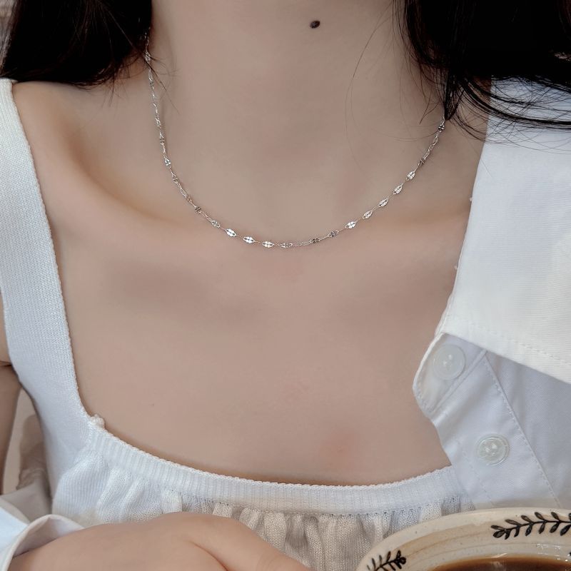 real platinum plated 35cm/with 5cm extender chain