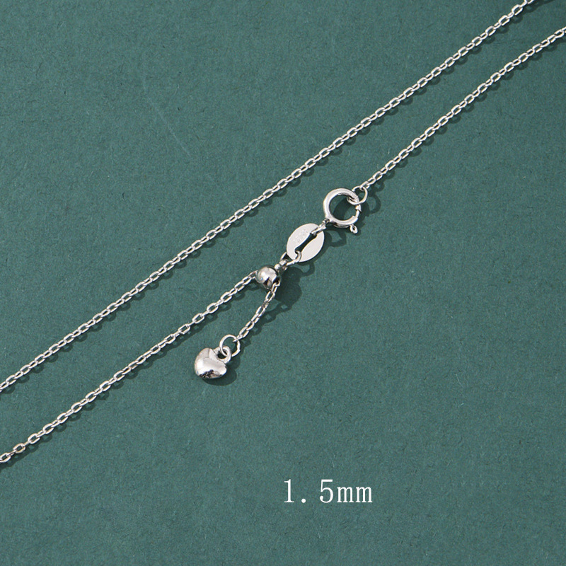 real platinum plated 1.5mm-40cm