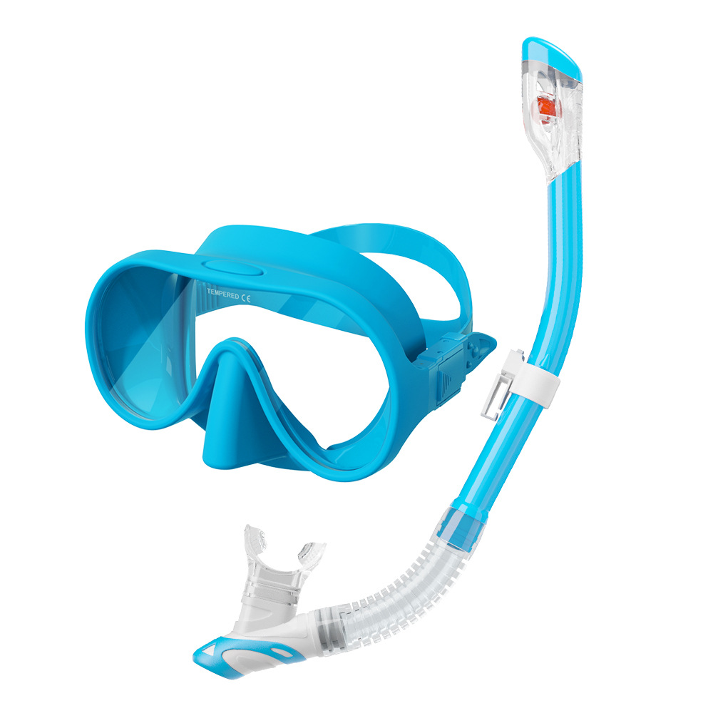 transparent lake blue