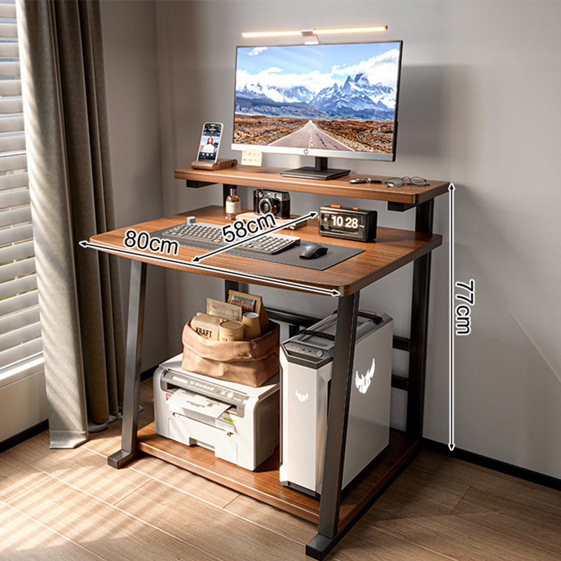 Brushed black oak color   black frame 80x58cm [regular style]