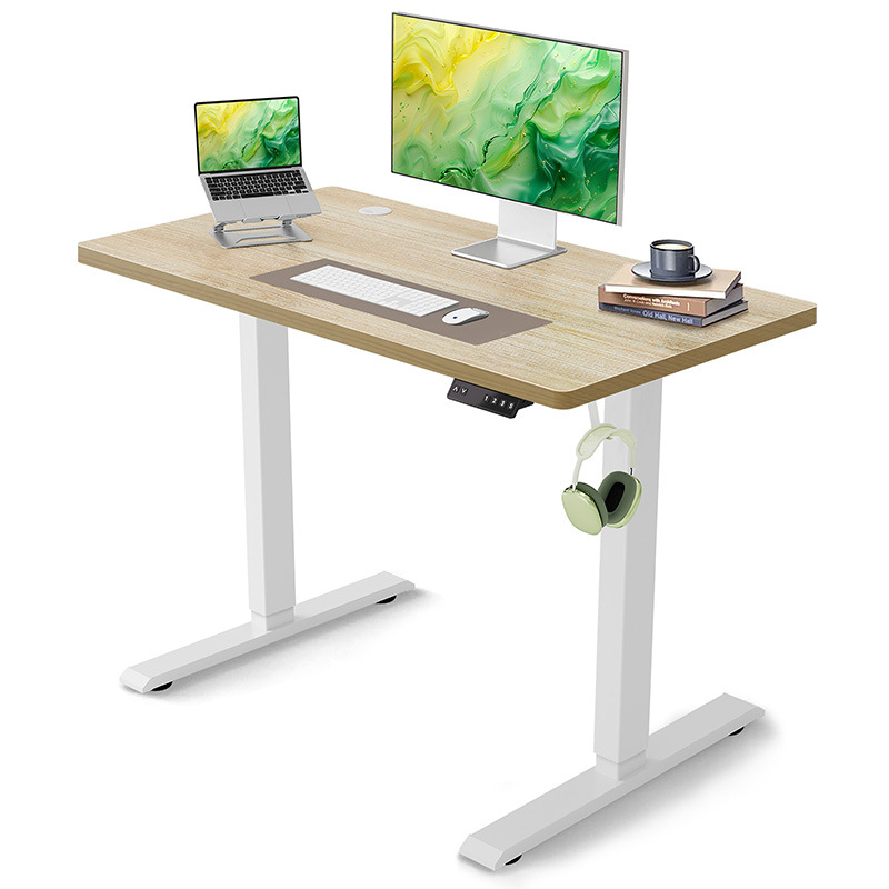 Maple color panel   white frame