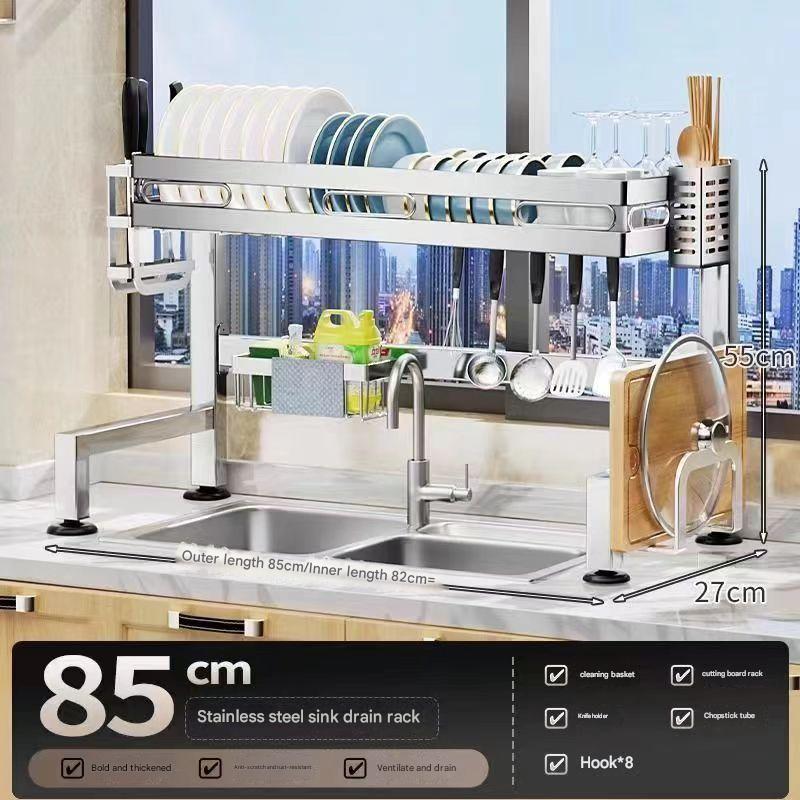 sink rack*85cm single-layer complete set*stainless steel