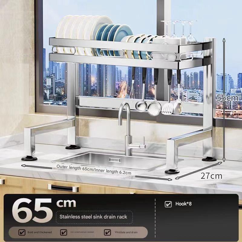 sink rack*65cm single layer main rack*stainless steel