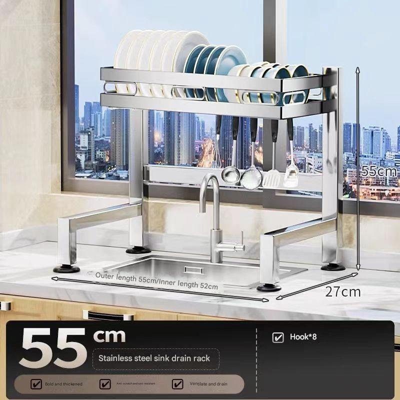 sink rack*55cm single-layer main rack*stainless steel