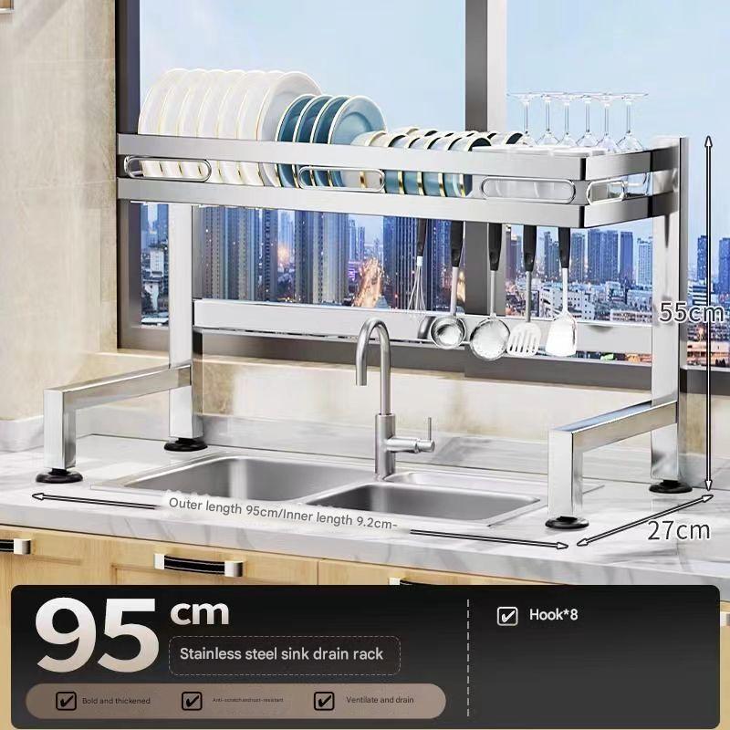 sink rack *95cm single layer main rack * stainless steel