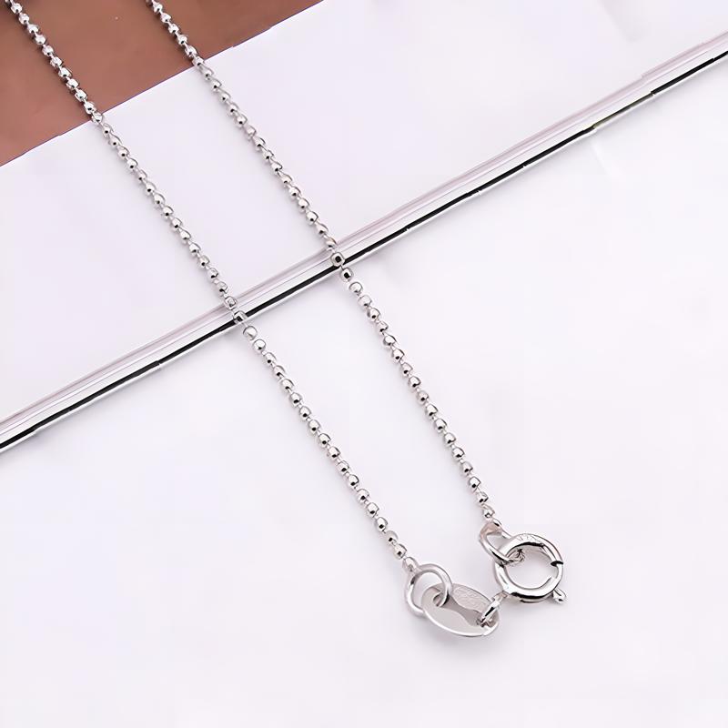 real platinum plated 1.2mm wide - total length 35c