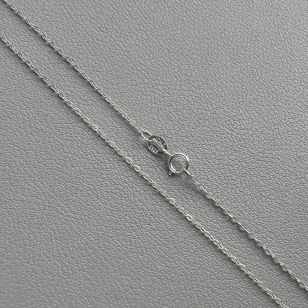 1.3mm calendered cross chain  35cm