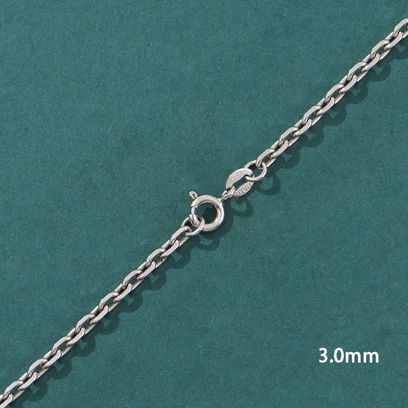 Length 60cm thick 3.0mm silver