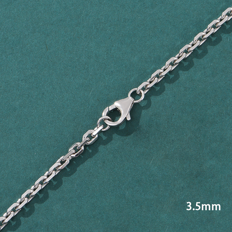 Length 50cm thick 3.5mm silver
