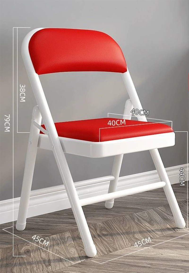 [reinforced steel bottom model] white frame-red leather