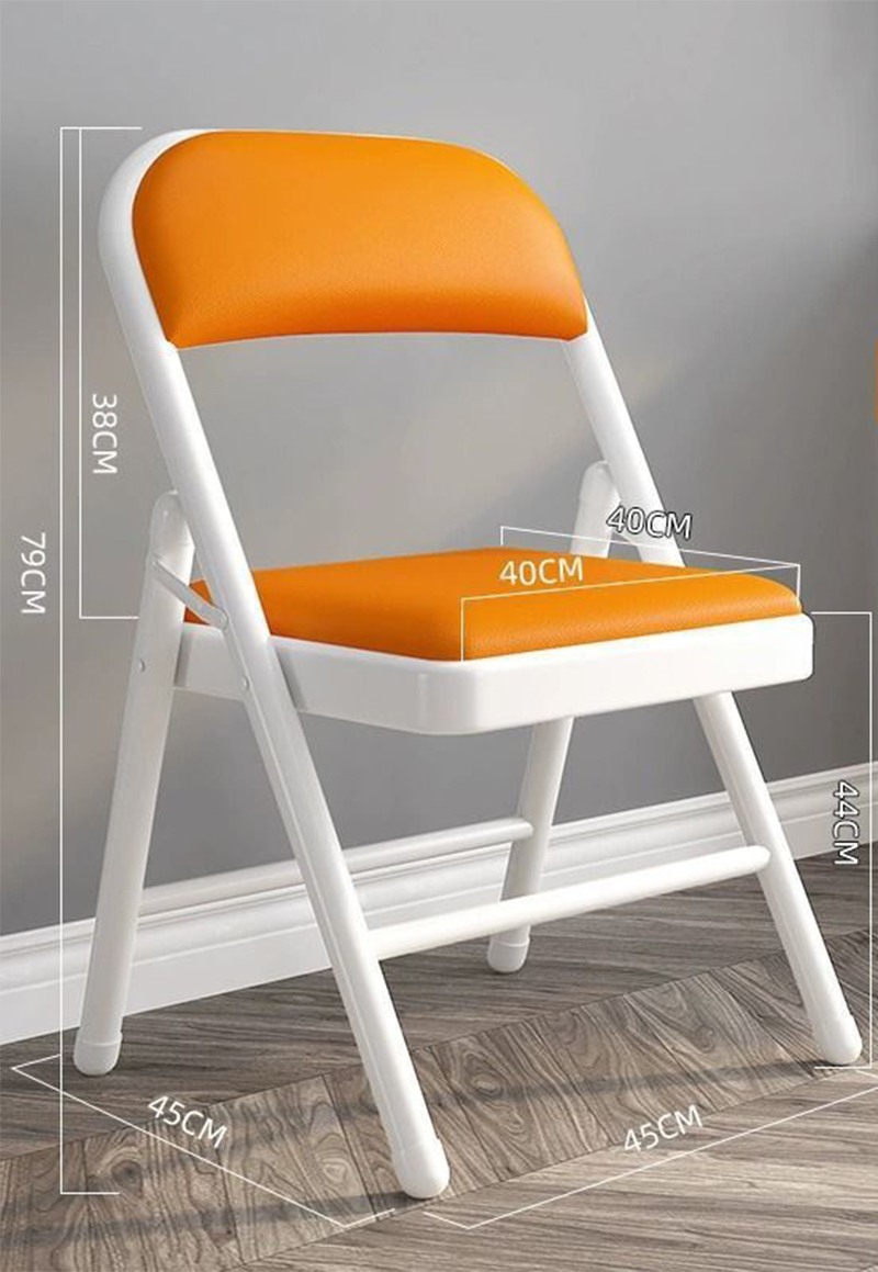 [reinforced steel bottom model] white frame-orange leather