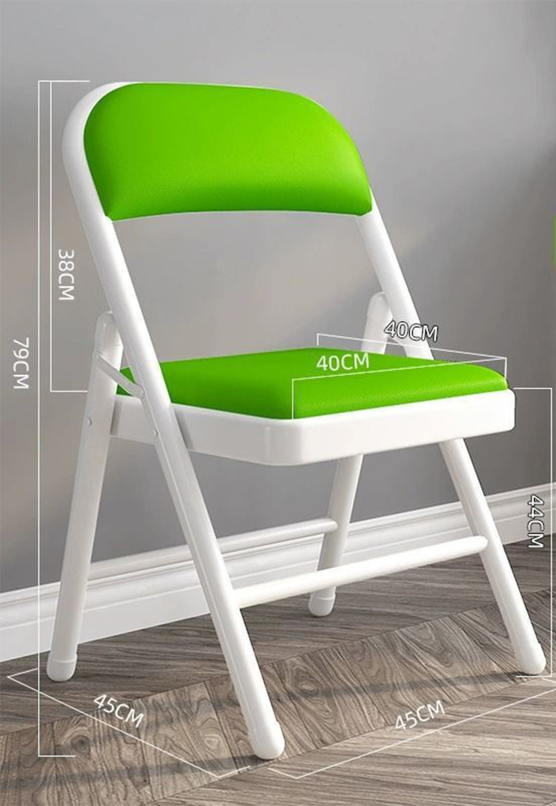 [reinforced steel bottom model] white frame-green leather