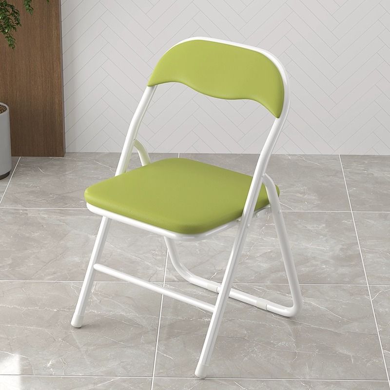 White frame with green surface [pu model] reinforced wooden base