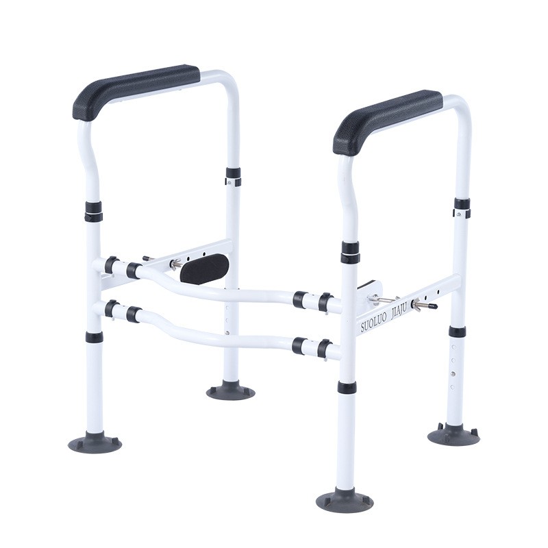 JF804-S double-bend toilet armrest universal clip large suction cup