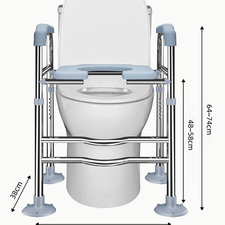 U-shaped toilet heightener