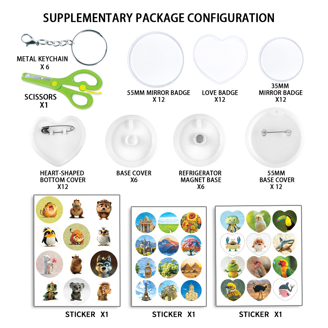 badge DIY pack (white box)