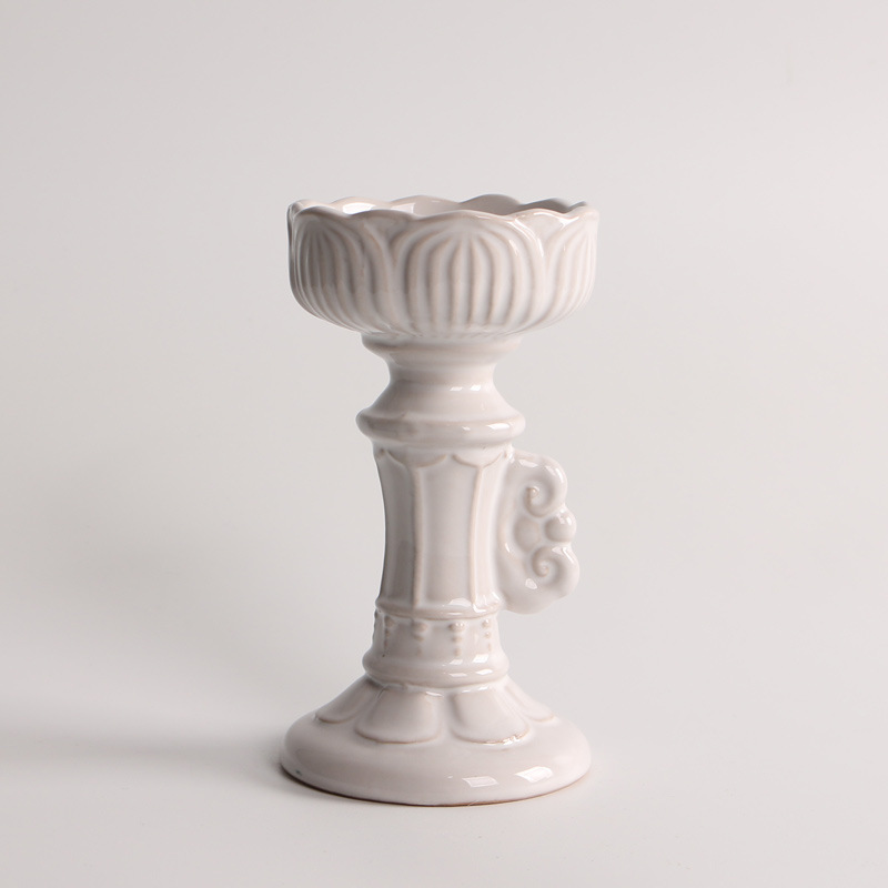 2:Roman column candlestick white