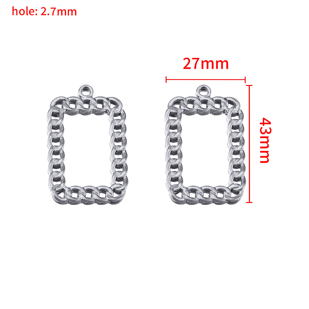 Steel color - rectangular