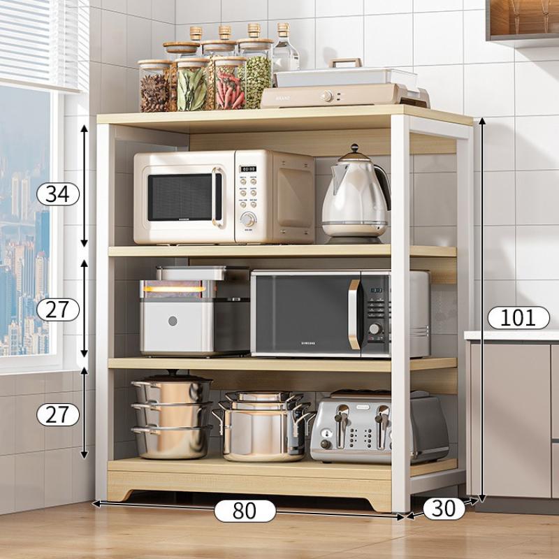 [Classic] Four-layer 80cm Brushed White Oak Frame