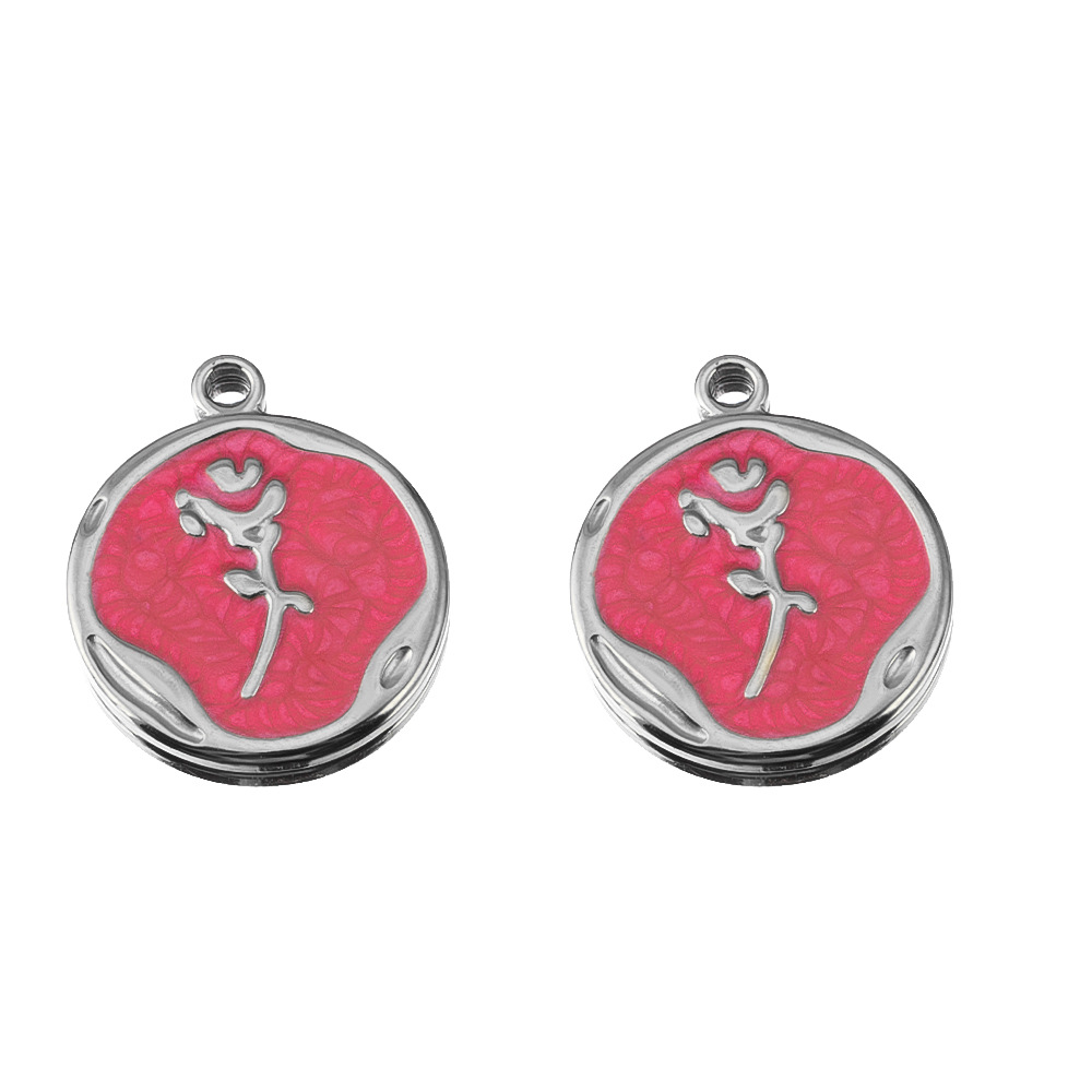 8:Steel color - red