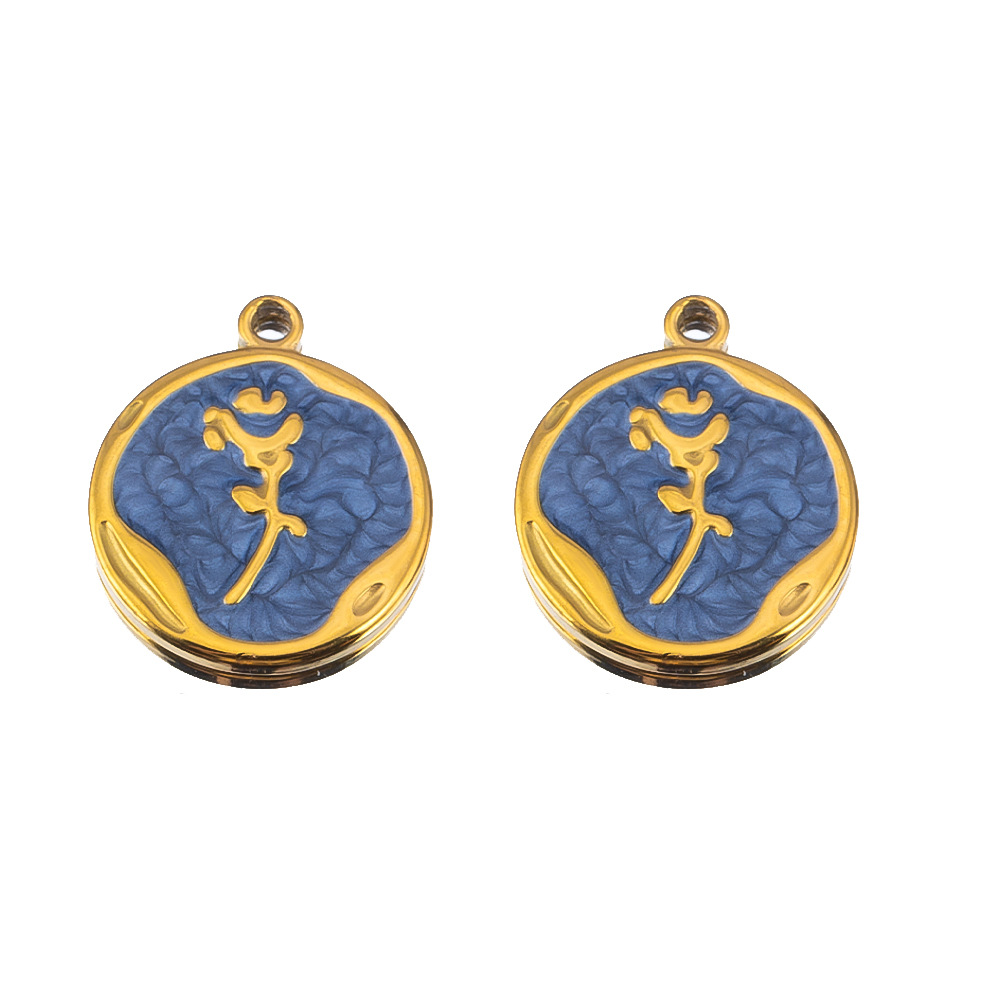 18:Gold - Navy blue