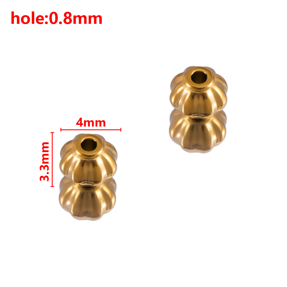 Golden lantern beads-4mm