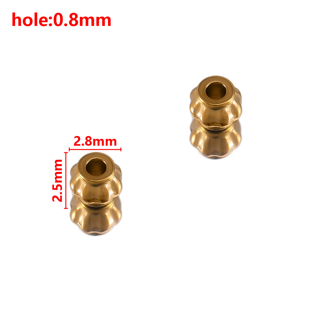 5:Golden lantern beads-2.8mm