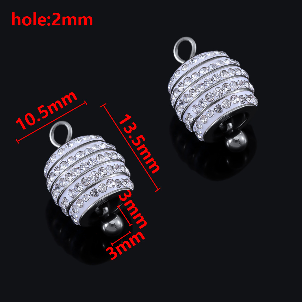 Steel color - 5 rows of diamonds