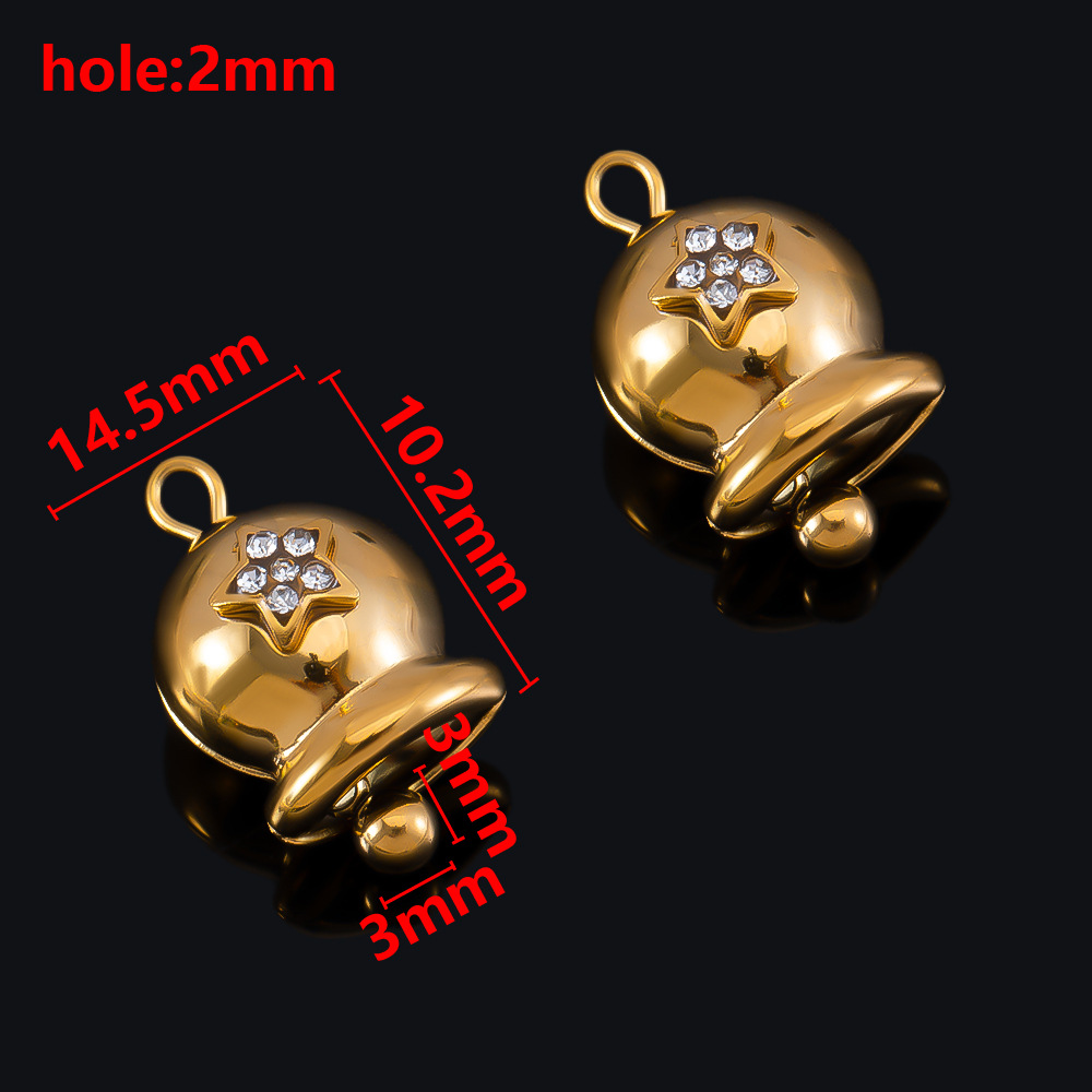 Gold - stars set with diamonds