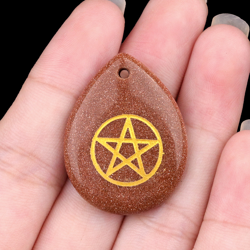 10:Gold sand stone (synthetic)