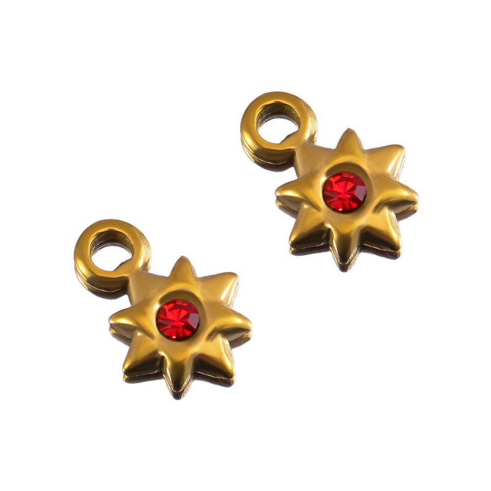 Gold-red-6mm