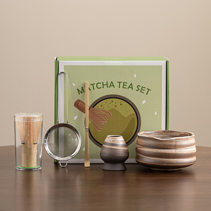 Threaded five-piece set with shadow white