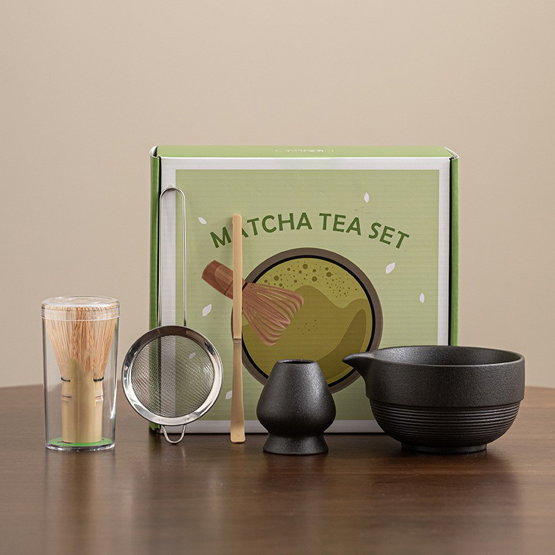 Pointed five-piece set black