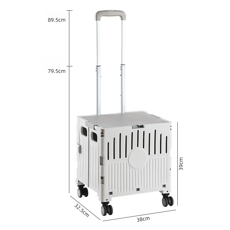 Grey four-wheel model