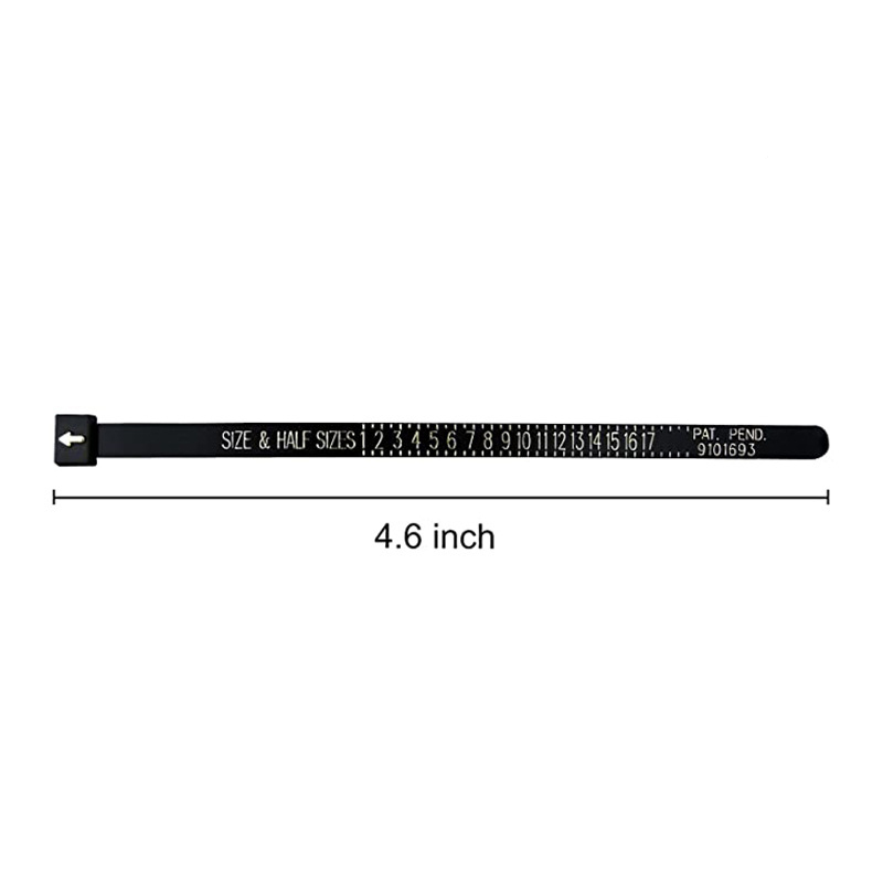 1:Black [with standard measuring ruler]