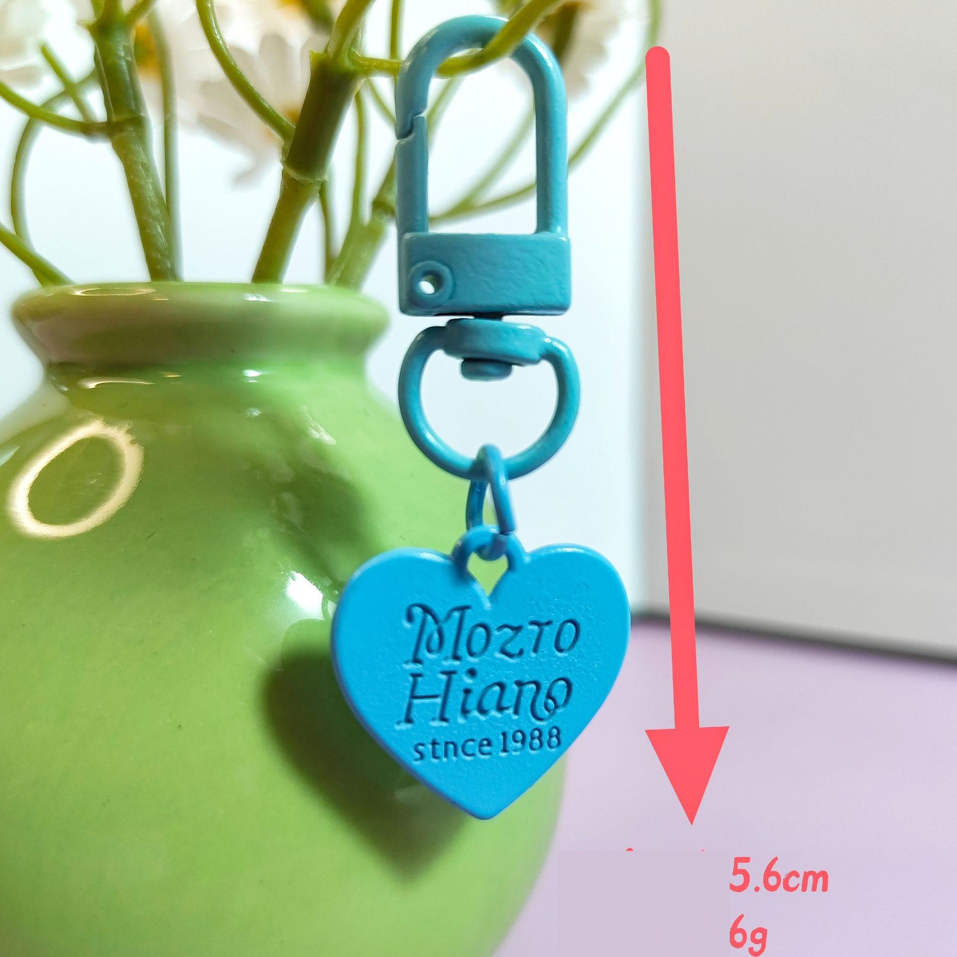 3:Blue love door buckle