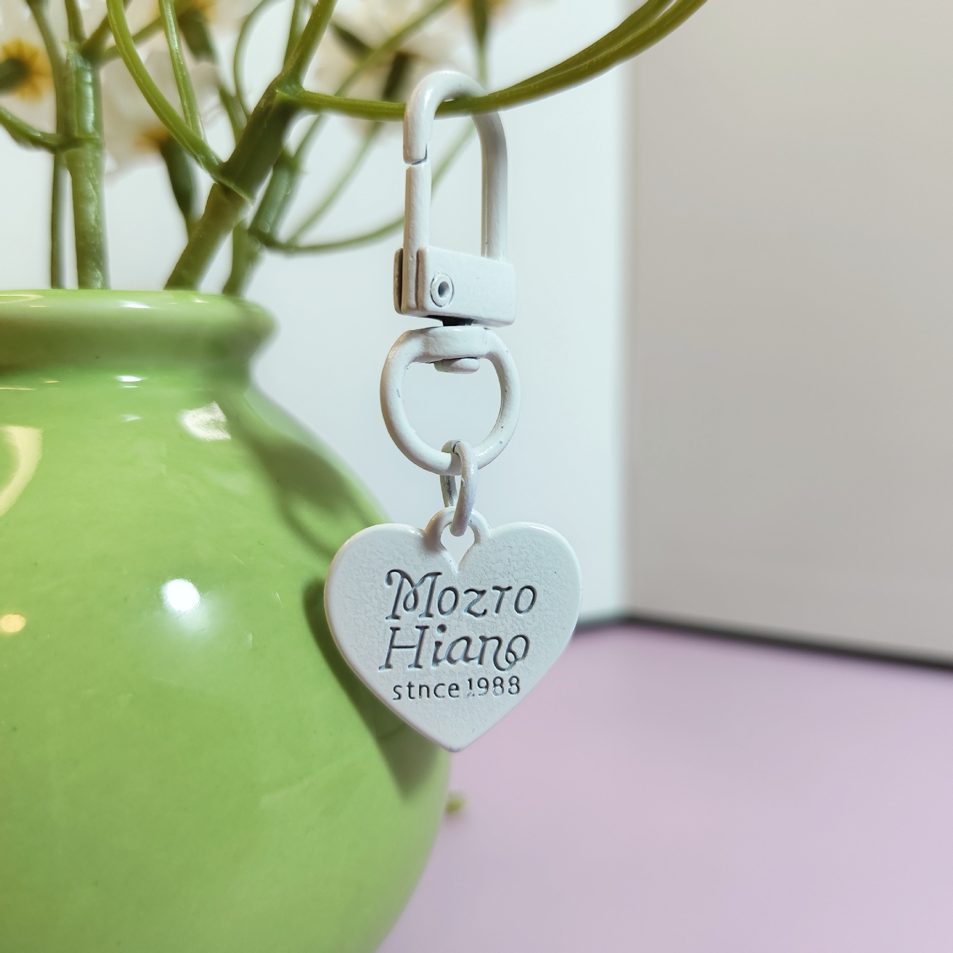 4:White love door buckle